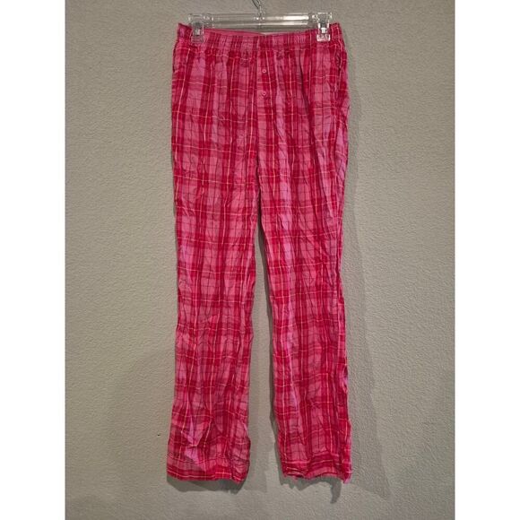 Victoria Secret Pink Pants - Victoria’s Secret Pink Plaid Lounge Pants Women’s Size Small
